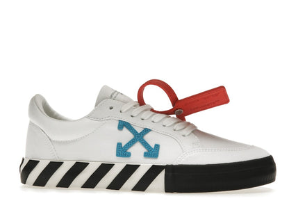 OFF-WHITE Vulcanized Low White Teal Canvas
