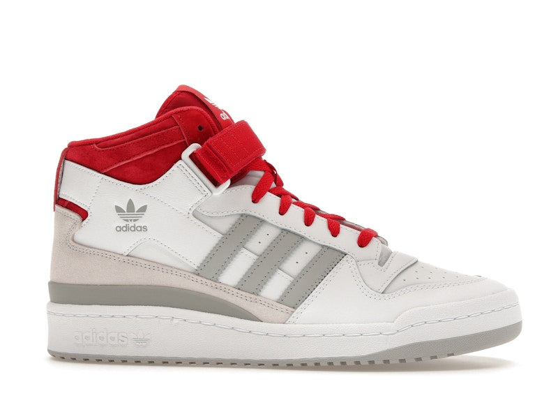 adidas Forum Mid White Red Grey