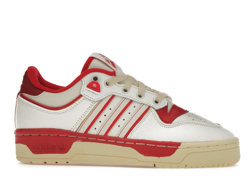 adidas Rivalry Low 86 Core White Off White Team Power Red