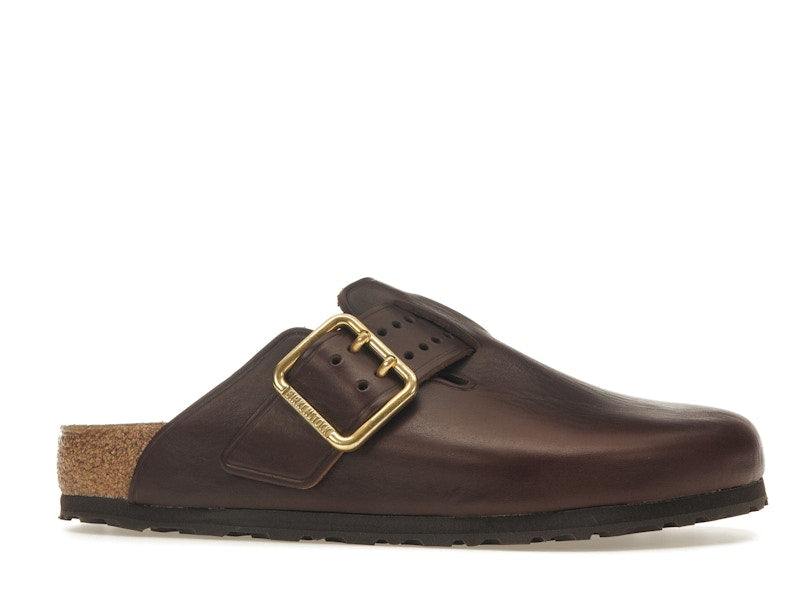 Birkenstock Boston Bold Leather Roast Brown