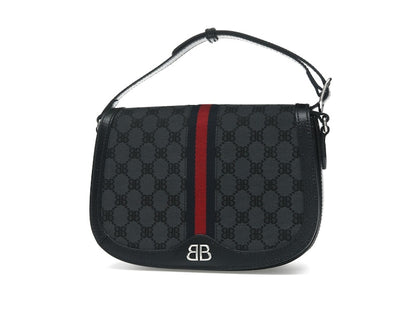 Gucci x Balenciaga The Hacker Project Medium Shoulder Bag Black
