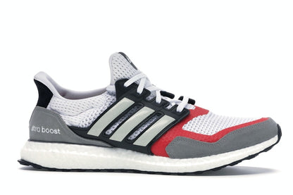 adidas Ultra Boost S&L White Grey Scarlet