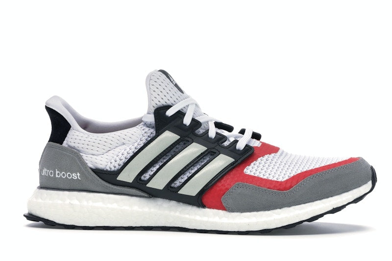 adidas Ultra Boost S&L White Grey Scarlet