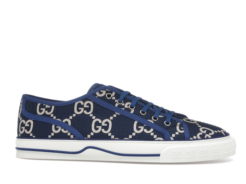 Gucci Tennis 1977 Low GG Monogram Blue