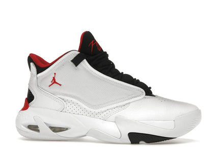 Jordan Max Aura 4 White Black University Red