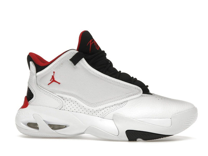 Jordan Max Aura 4 White Black University Red