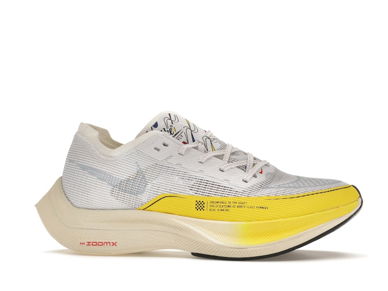 Nike ZoomX Vaporfly Next% 2 White Yellow Strike (Women's)
