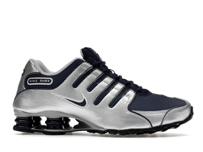 Nike Shox NZ Midnight Navy Metallic Silver