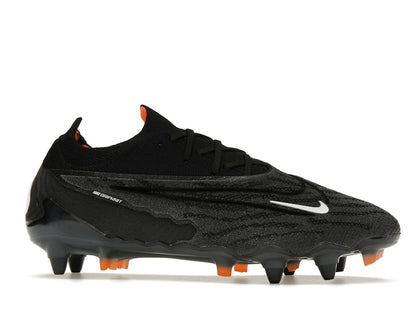 Nike Gripknit Phantom GX Elite SG-Pro Anti-Clog Traction Black Dark Smoke Grey Total Orange