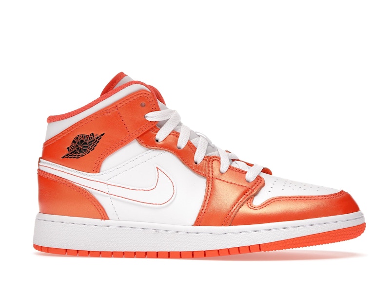 Jordan 1 Mid Metallic Orange (GS)