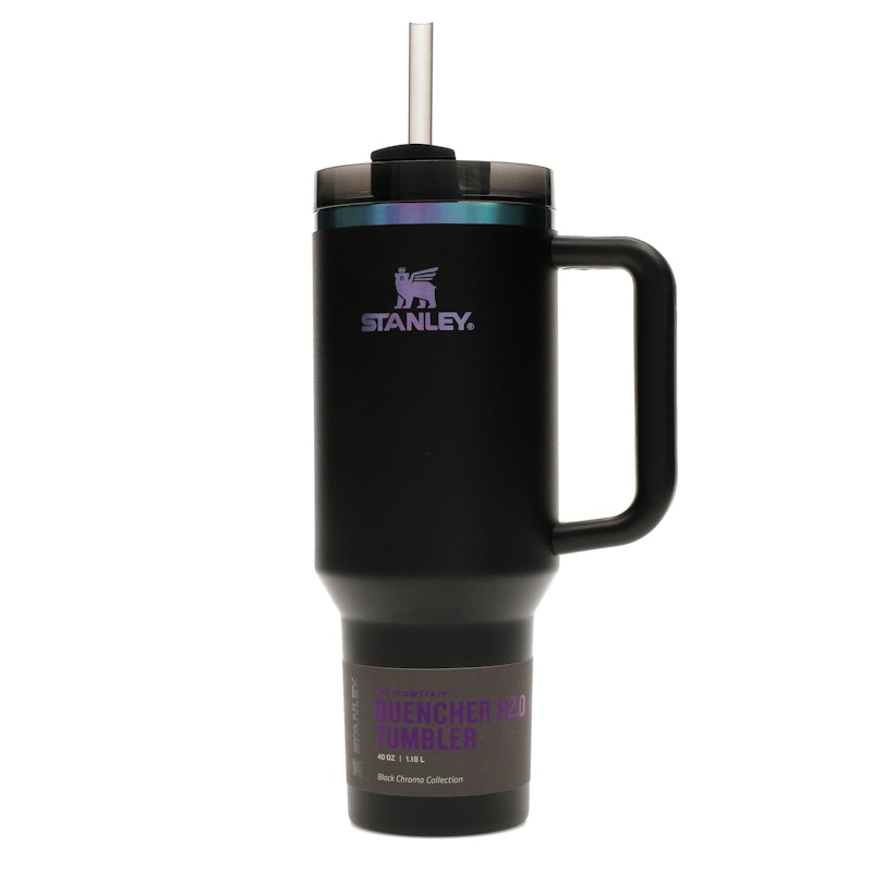 Stanley The Black Chroma Collection Flowstate Quencher 40oz Tumbler Black Chroma