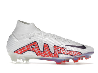 Nike Zoom Mercurial Superfly 9 Elite FG White Bright Crimson