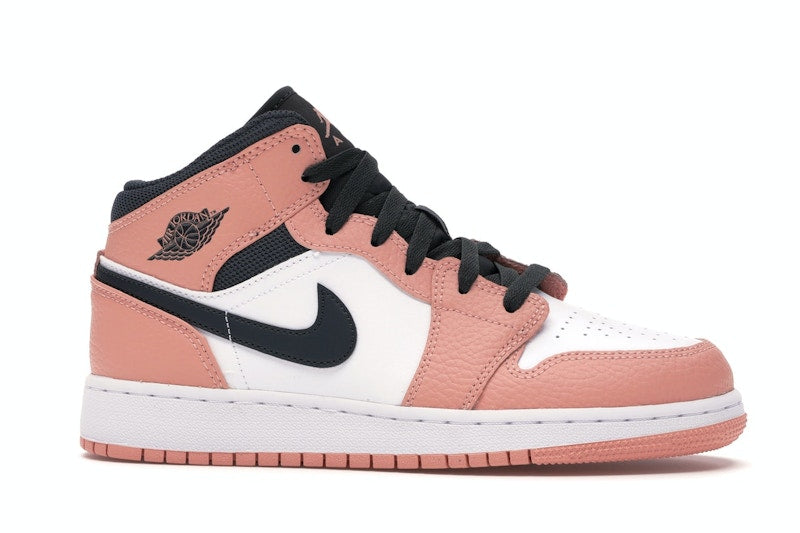 Jordan 1 Mid Pink Quartz (GS)