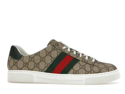 Gucci Ace Web Beige Ebony
