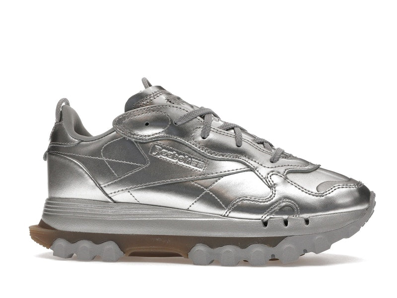 Reebok Classic Leather Cardi B Silver Metallic (Women's)