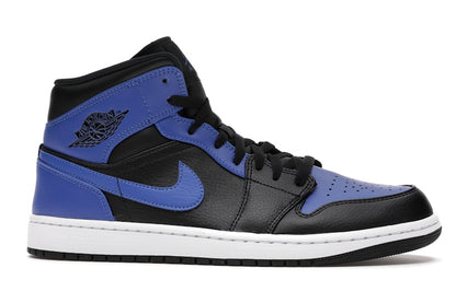 Jordan 1 Mid Hyper Royal Tumbled Leather