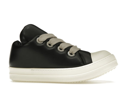 Rick Owens Jumbo Lace Padded Sneaks Low Black Milk