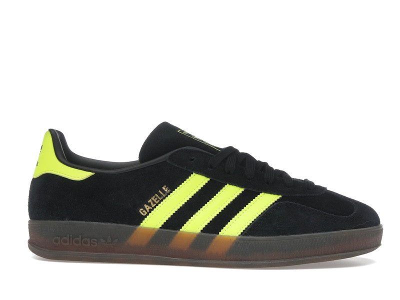 adidas Gazelle Indoor Core Black Solar Yellow Cloud White