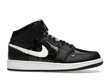 Jordan 1 Mid Black Speckle (GS)