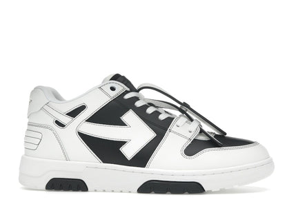 OFF-WHITE Out Of Office OOO Low Tops Black White