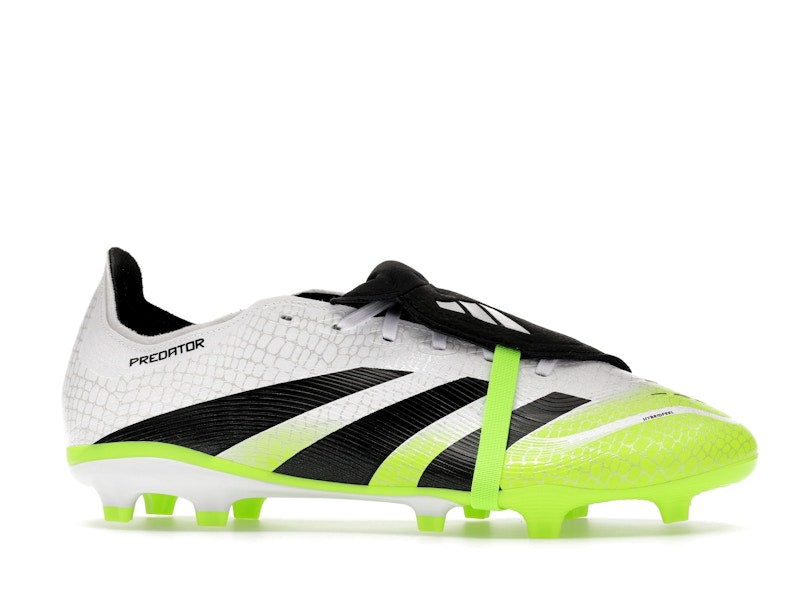 adidas Predator League Fold-Over Tongue FG/MG Cloud White Core Black Lucid Lemon