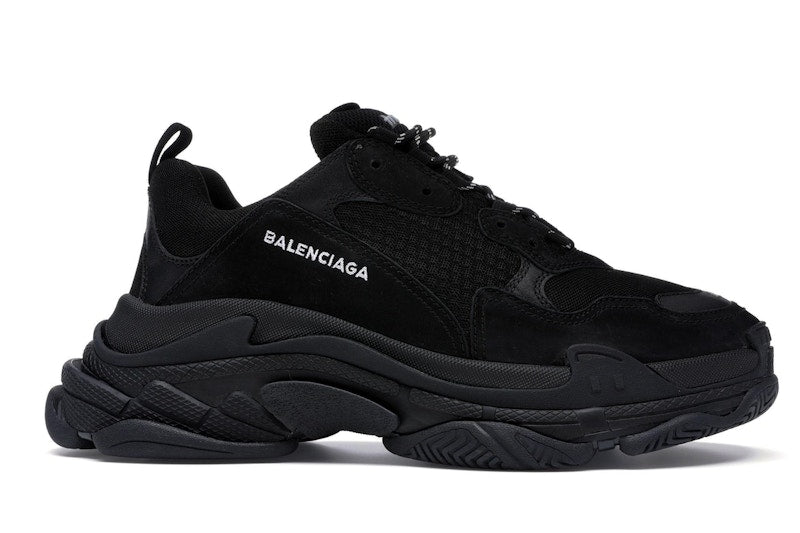 Balenciaga Triple S Triple Black (2018 Reissue) (Nondistressed)