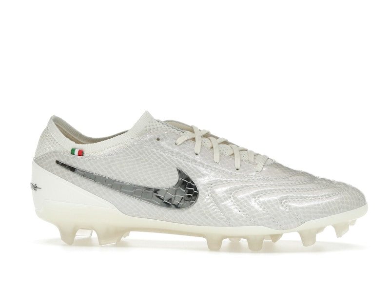 Nike Tiempo Legend 10 Elite Luxe FG Montebelluna Leather White Snakeskin