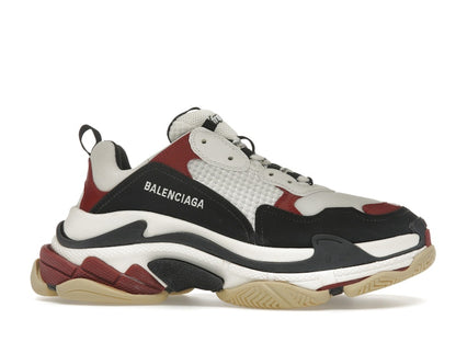 Balenciaga Triple S White Black Crimson