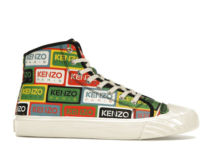 Kenzo School High Top Trainers Multi
