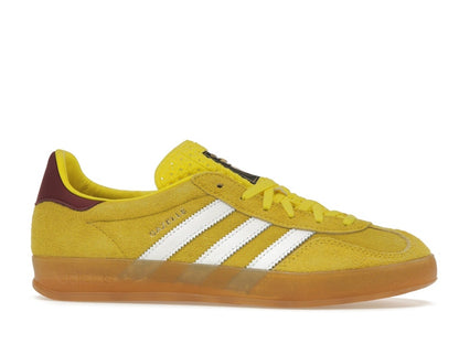 adidas Gazelle Indoor Bright Yellow Collegiate Burgundy (Women's)