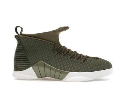 Jordan 15 Retro PSNY Woven Olive