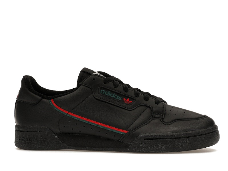adidas Continental 80 Black Scarlet Green