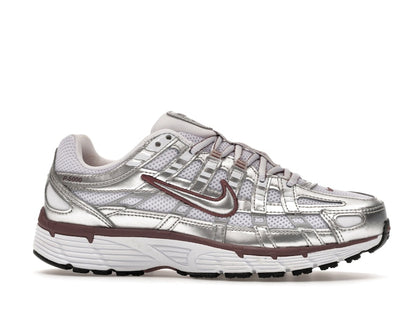 Nike P-6000 White Metallic Silver Tattoo (Women's)