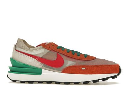 Nike Waffle One Burnt Sunrise Light Orewood Brown Malachite Mystic Hibiscus (Women's)