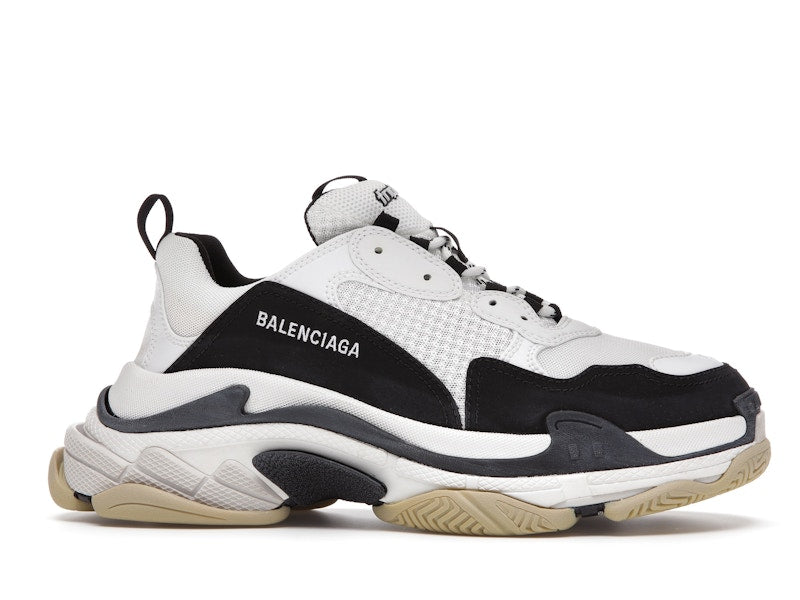 Balenciaga Triple S White Black