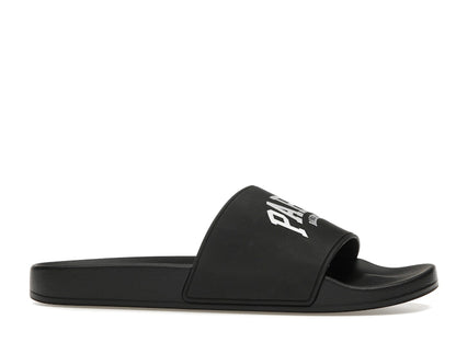 Balenciaga City Pool Slide Paris Black