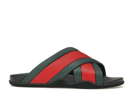 Gucci Web Slide Black Rubber