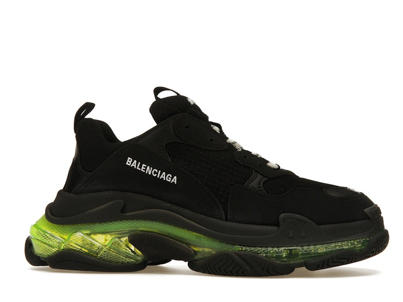Balenciaga Triple S Black Yellow Fluo