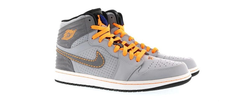 Jordan 1 Retro 93 Wolf Grey Orange (NE-YO Charity Auction)