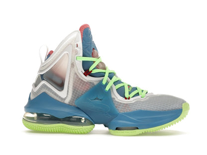 Nike LeBron 19 Dutch Blue Lime Glow (GS)