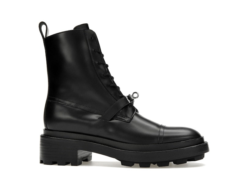 Hermes Funk Ankle Boot Noir Calfskin Leather