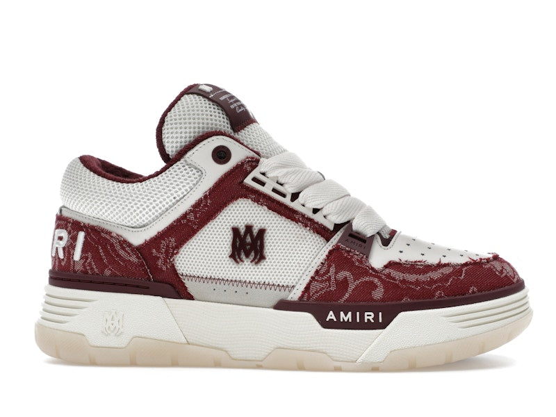 AMIRI MA-1 Bandana Denim Burgundy