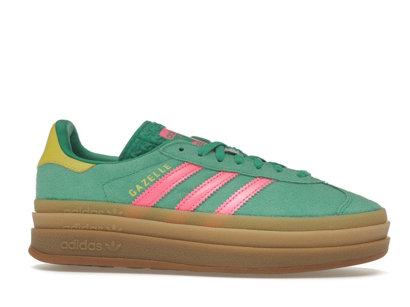 adidas Gazelle Bold Court Green Lucid Pink (Women's)