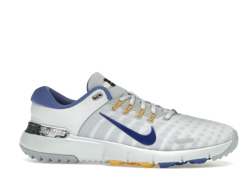 Nike Free Golf Pure Platinum University Gold Wolf Grey Astronomy Blue