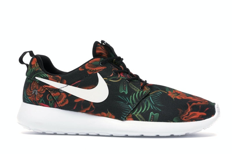 Nike Roshe Run Floral Print Total Orange