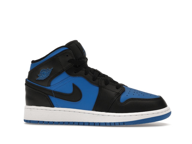 Jordan 1 Mid Black Royal Blue (GS)