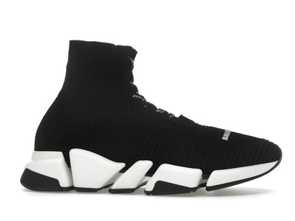 Balenciaga Speed 2.0 Lace Up Black White