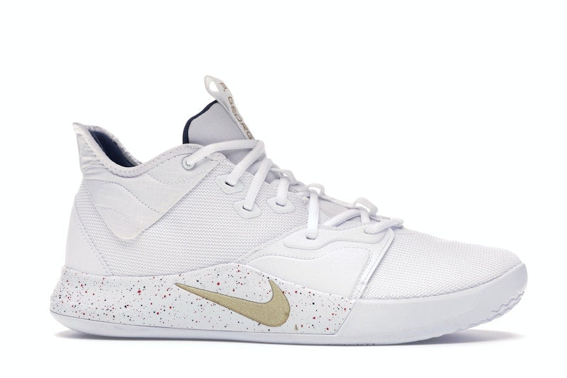 Nike PG 3 White Gold Navy