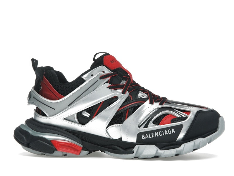 Balenciaga Track Black Red White Silver