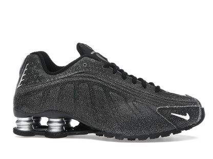 Nike Shox R4 Black Distressed Leather